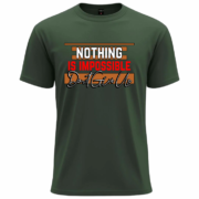 Nothing Is Impossible – Don’t Give Up Motivational T-Shirt - Image 2