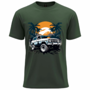 Sunset Off-Road Adventure T-Shirt – Premium Cotton Tee - Image 2