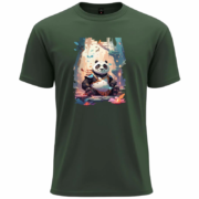 Cute Panda Adventure  T-Shirt - Image 2