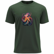 Vibrant Octopus Art  T-Shirt - Image 6