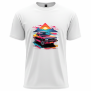 Retro Sunset Car T-Shirt - Image 10