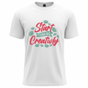Start Thinking Creatively  T-Shirt - Image 2