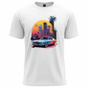 Retro Sunset Drive  T-Shirt - Image 2