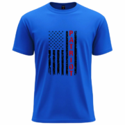Patriot Vertical Flag T-Shirt - Image 3
