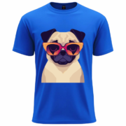 Cool Pug Vibes  T-Shirt - Image 3