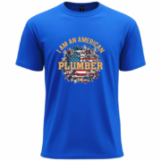 I Am An American Plumber T-Shirt - Image 3