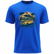 Vintage Camper Van  T-Shirt - Image 9