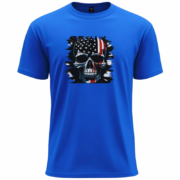 American Flag Skull  T-Shirt - Image 3