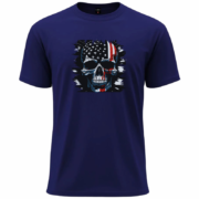 American Flag Skull  T-Shirt - Image 4