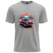 Retro Sunset Car T-Shirt - Image 5