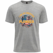 I Am An American Plumber T-Shirt - Image 4