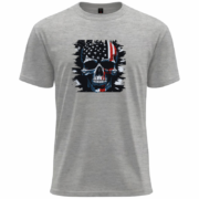 American Flag Skull  T-Shirt