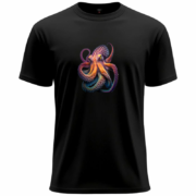 Vibrant Octopus Art  T-Shirt - Image 2