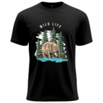Wild Life Bear  T-Shirt