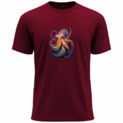 Vibrant Octopus Art  T-Shirt - Image 3