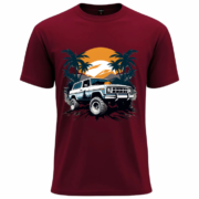 Sunset Off-Road Adventure T-Shirt – Premium Cotton Tee - Image 8