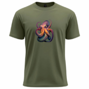 Vibrant Octopus Art  T-Shirt - Image 10