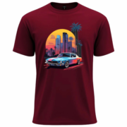 Retro Sunset Drive  T-Shirt - Image 5