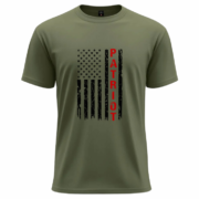 Patriot Vertical Flag T-Shirt - Image 9