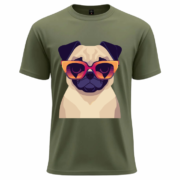 Cool Pug Vibes  T-Shirt - Image 8