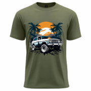 Sunset Off-Road Adventure T-Shirt – Premium Cotton Tee - Image 9