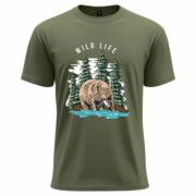 Wild Life Bear  T-Shirt - Image 6