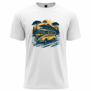Vintage Camper Van  T-Shirt - Image 4