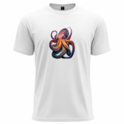 Vibrant Octopus Art  T-Shirt - Image 9