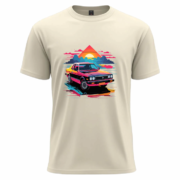 Retro Sunset Car T-Shirt - Image 9
