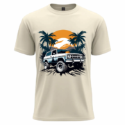 Sunset Off-Road Adventure T-Shirt – Premium Cotton Tee