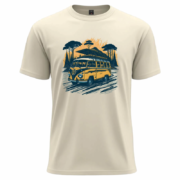 Vintage Camper Van  T-Shirt - Image 3