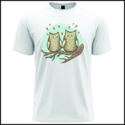 Cute Owl Love  T-Shirt - Image 2