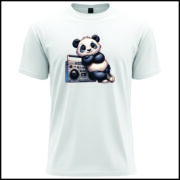 Cool Panda Music  T-Shirt - Image 2