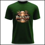 Beach Life Sunset  T-Shirt - Image 3