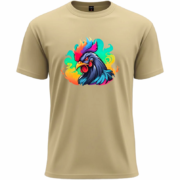 Neon Rooster  Tee - Image 3