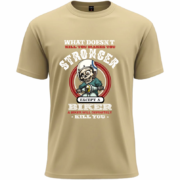 Stronger Biker Skull  Tee - Image 3