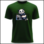 Cool Panda Music  T-Shirt - Image 3
