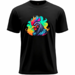 Neon Rooster  Tee