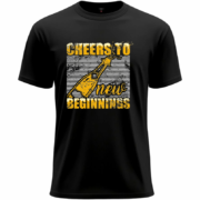 Cheers New Beginnings  Tee - Image 4
