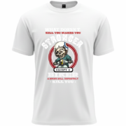 Stronger Biker Skull  Tee - Image 5