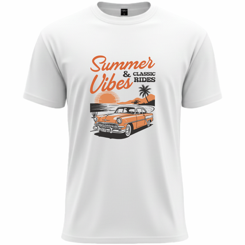4 Summer Vibes Classic Ride Tee - Image 1