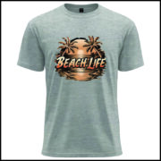 Beach Life Sunset  T-Shirt - Image 6