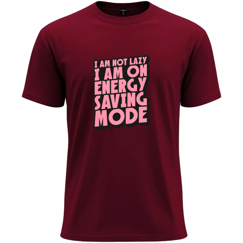 6 Energy Saving Mode Funny T-Shirt - Image 1