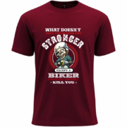 Stronger Biker Skull  Tee