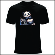 Cool Panda Music  T-Shirt - Image 6