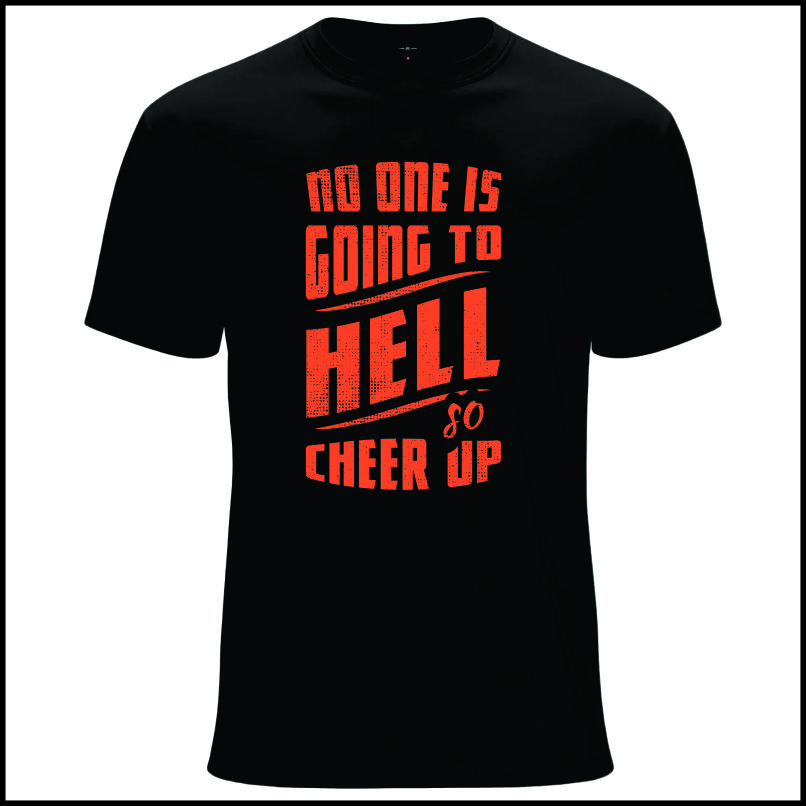 6 Positive Vibes Statement T-Shirt - Image 1