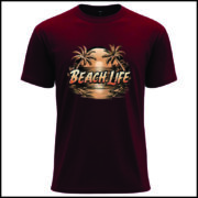 Beach Life Sunset  T-Shirt - Image 8