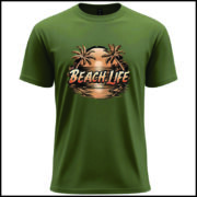 Beach Life Sunset  T-Shirt - Image 9