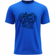 Love Quote Heart Typography Tee - Image 7