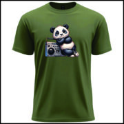 Cool Panda Music  T-Shirt - Image 7